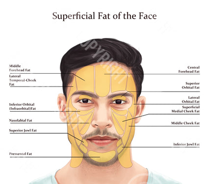 Male Facial Anatomy Bundle | Botox & Filler Injector | Anatomy | Poster | Aesthetics | Dermatology | Medspa| Digital Download