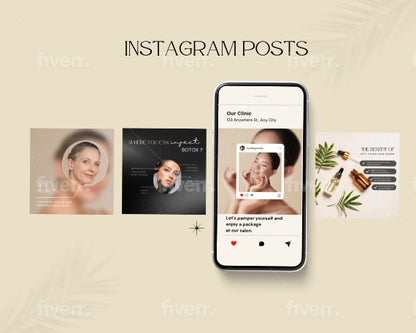 Botox and Filler templates | Aesthetic | Nurse Injector Instagram Post | skincare Instagram | Esthetician| Instagram template | Beauty